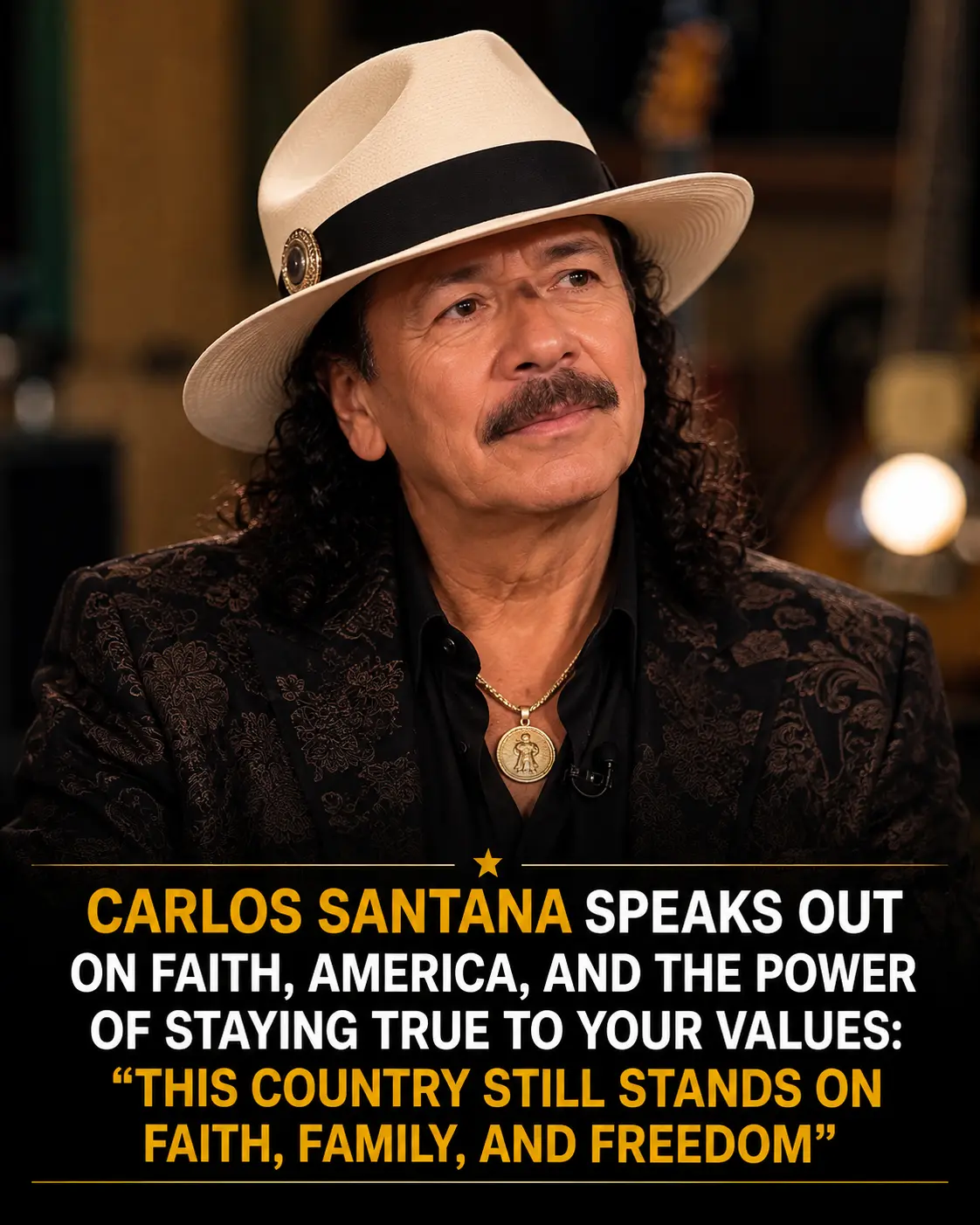 🎸🇺🇸 “AMERICA DOESN’T NEED MORE DIVISION — IT NEEDS MORE HUMANITY…” — Carlos Santana’s Message of 