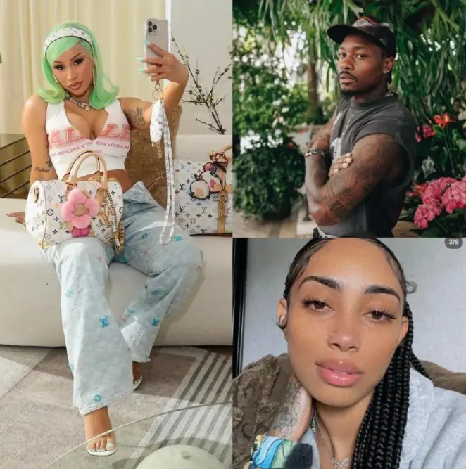 Stefon Diggs is reportedly expecting twins with a woman named Kyanna Barber. According to reports, s