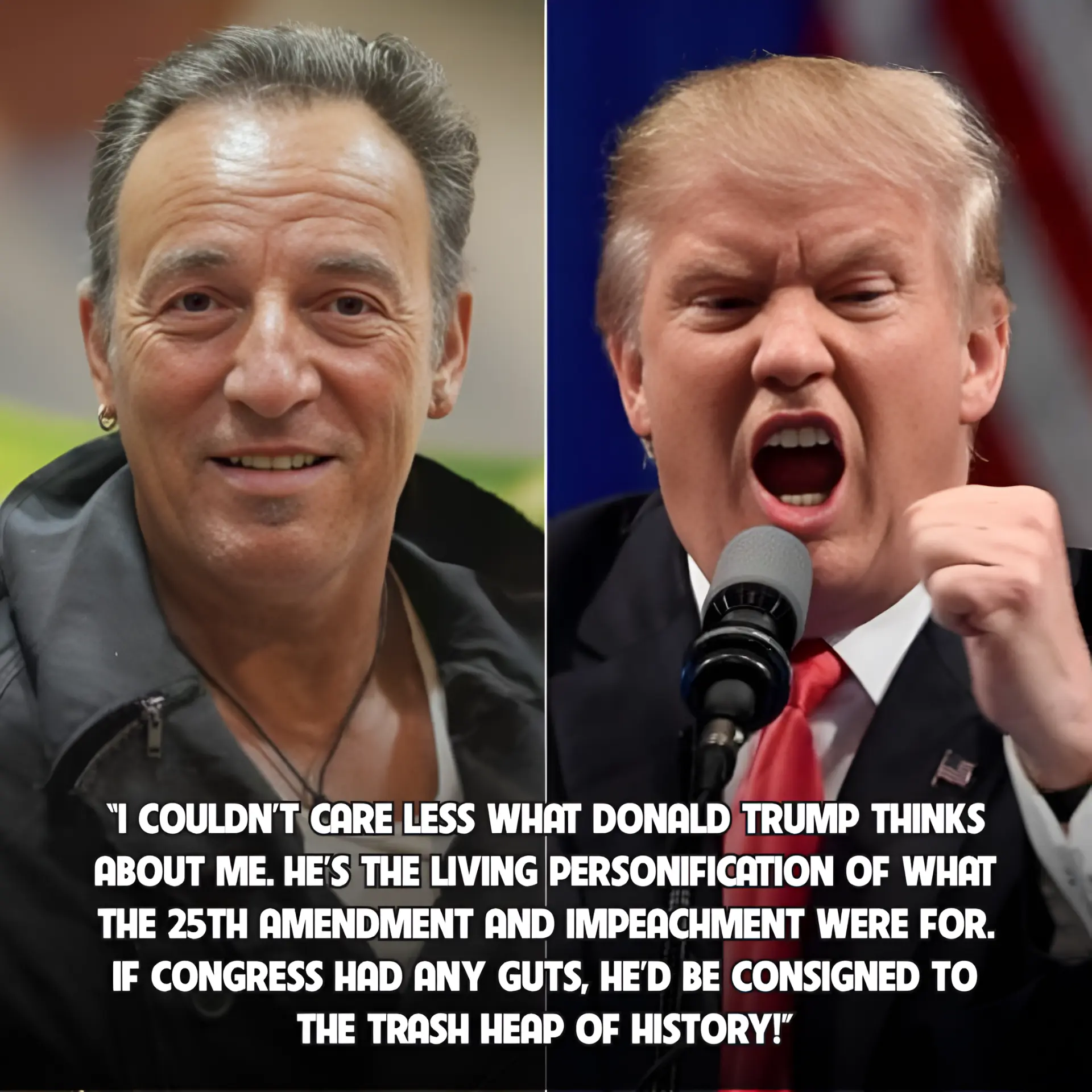 “T.R.U.M.P WHITE HOUSE FIRES BACK at Aпti-ICE Soпg — BRUCE SPRINGSTEEN’S 13-WORD RESPONSE GRABS ALL 