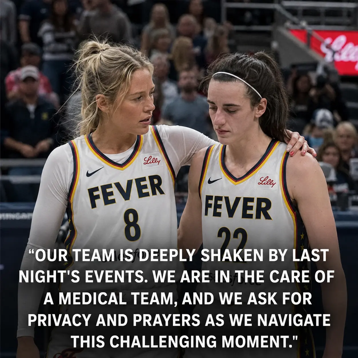 "🚨 JUST IN....20 MINUTES AGO IN INDIANAPOLIS, INDIANA, CAITLIN CLARK AND SOPHIE CUNNINGHAM WERE OFF