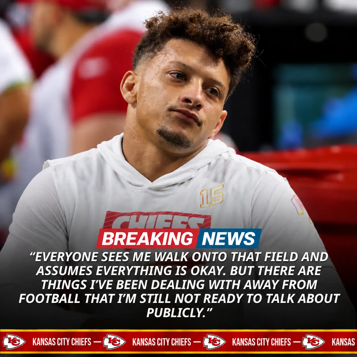 💔🏈 PATRICK MAHOMES BREAKS HIS SILENCE — THE CHIEFS QB REVEALS A SIDE OF HIS LIFE FANS RARELY SEE. 
