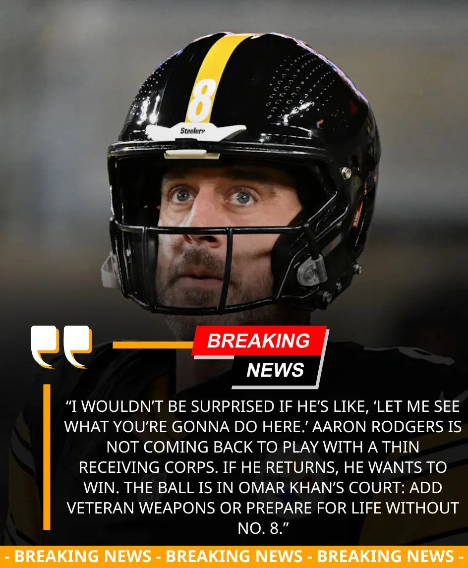 🚨RODGERS ULTIMATUM: Upgrade the WRs or I'm out! Insider Mark Kaboly reveals that Aaron Rodgers is w