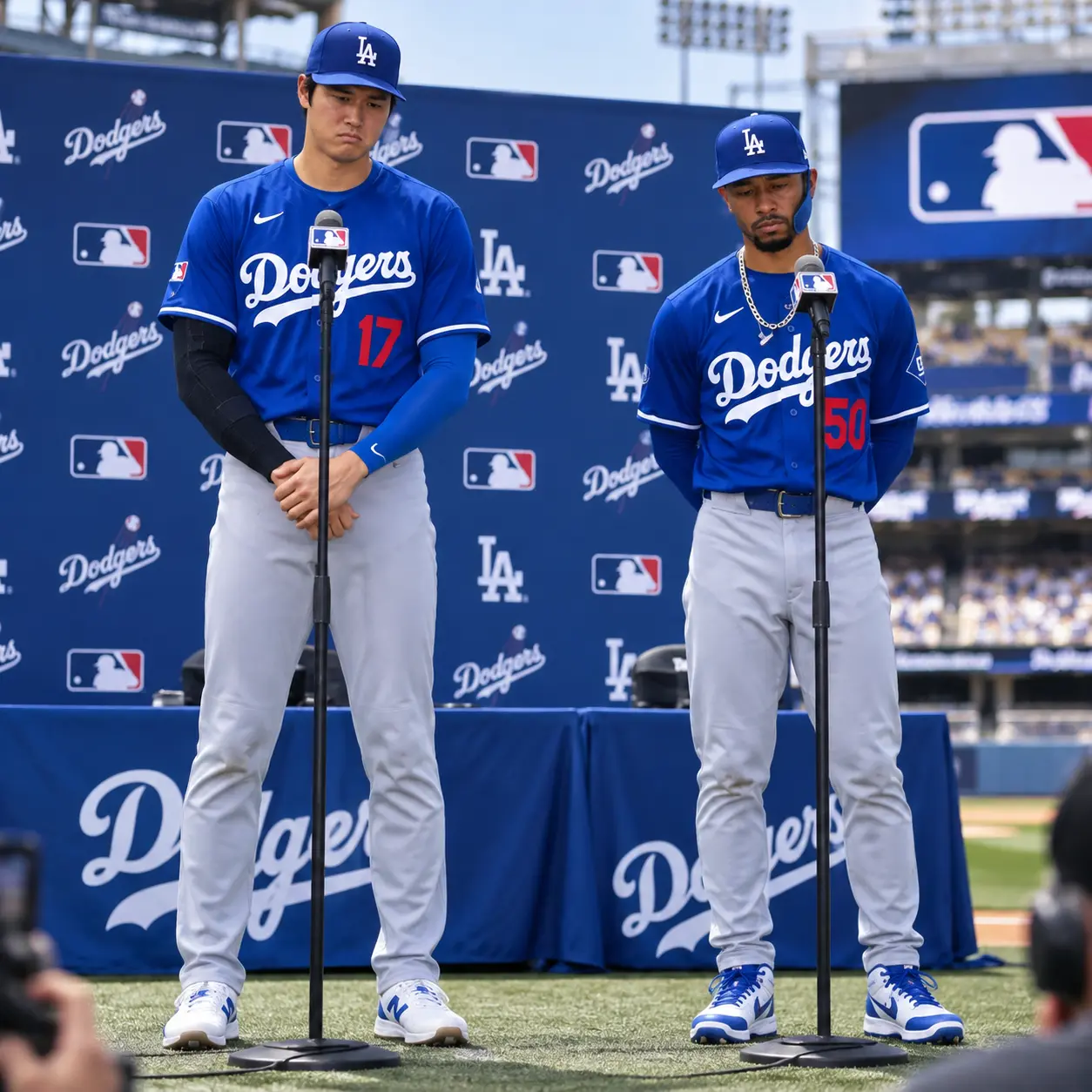 🚨 DODGERS SHOCKER: MOOKIE BETTS KNOCKS DOWN SHOHEI OHTANI — THEN OHTANI’S FIVE-WORD RESPONSE LEAVES