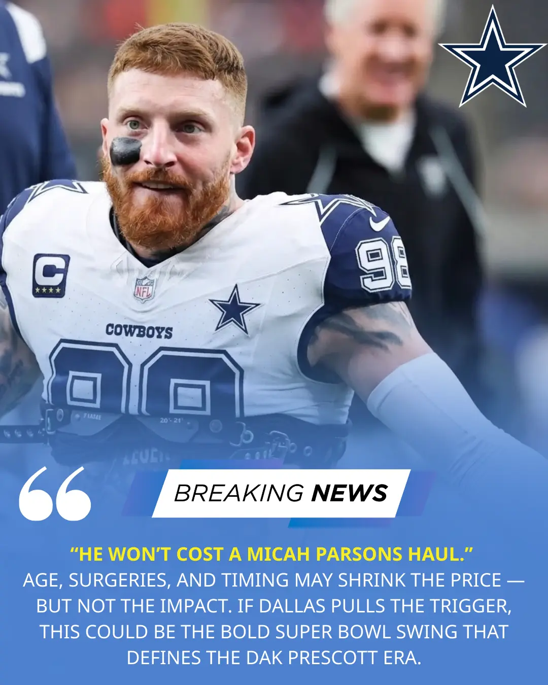 DALLAS GETS A BOMBSHELL: The Cowboys Get Unexpected Hope In The Maxx Crosby Trade Market—Recent Inte