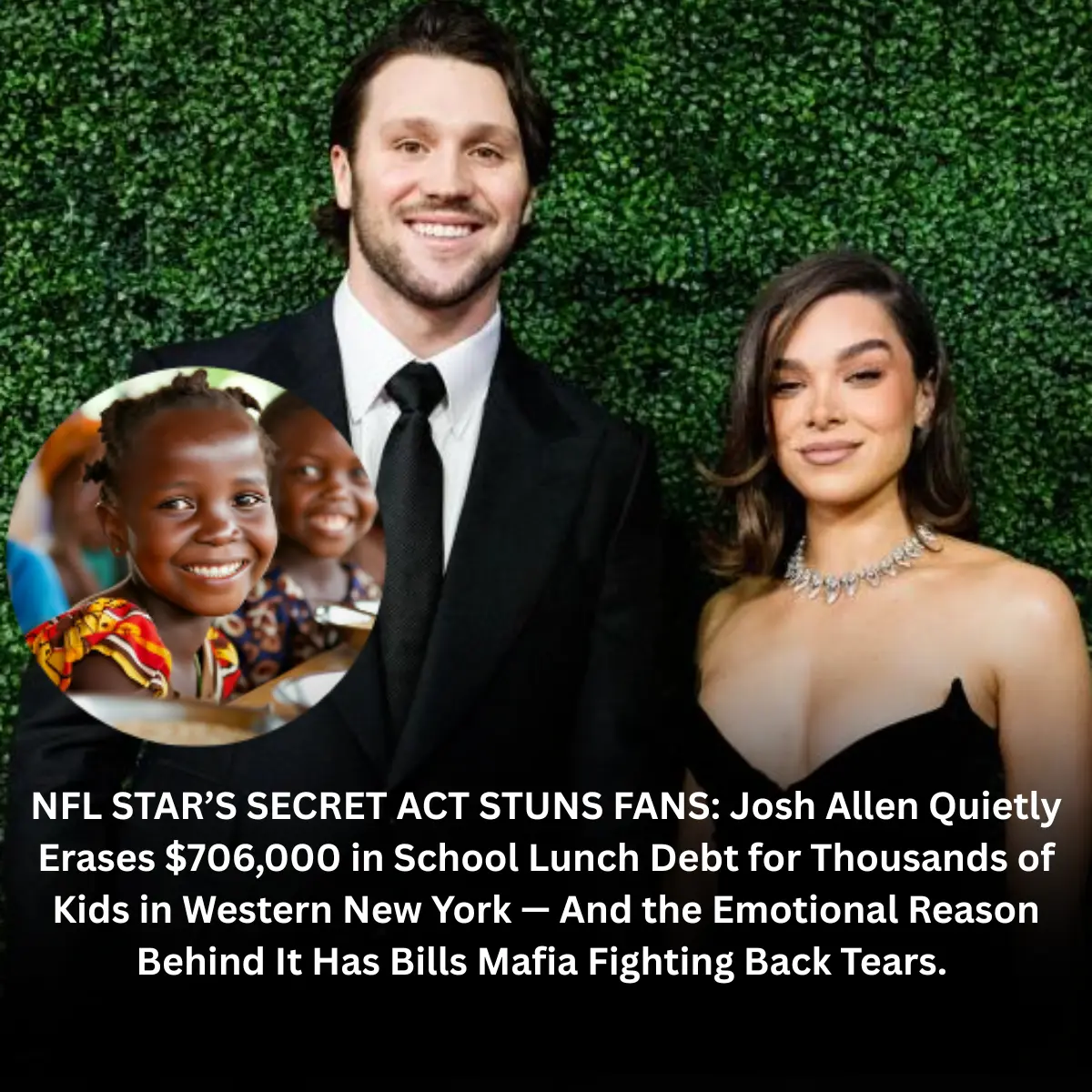 NFL STAR’S SECRET ACT STUNS FANS: Josh Allen Quietly Erases $706,000 in School L