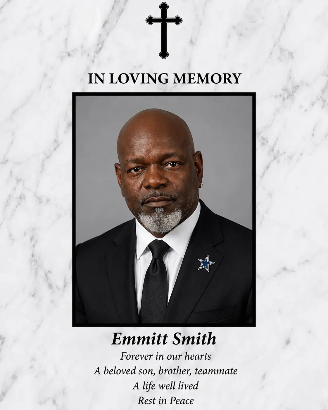 💔 TRAGIC LOSS: THE ENTIRE FAMILY MOURNS AS THEY ANNOUNCE THE PASSING OF EMMITT SMITH, 56-YEAR-OLD N