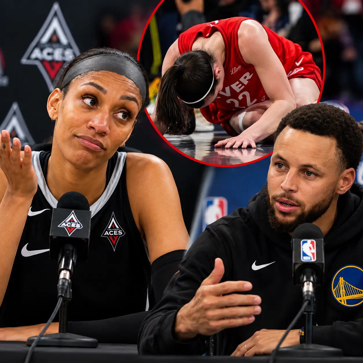 SHOCKING: A’JA WILSON’S ALLEGED SHOT AT CAITLIN CLARK HAS THE BASKETBALL WORLD ERUPTING — BUT THEN S