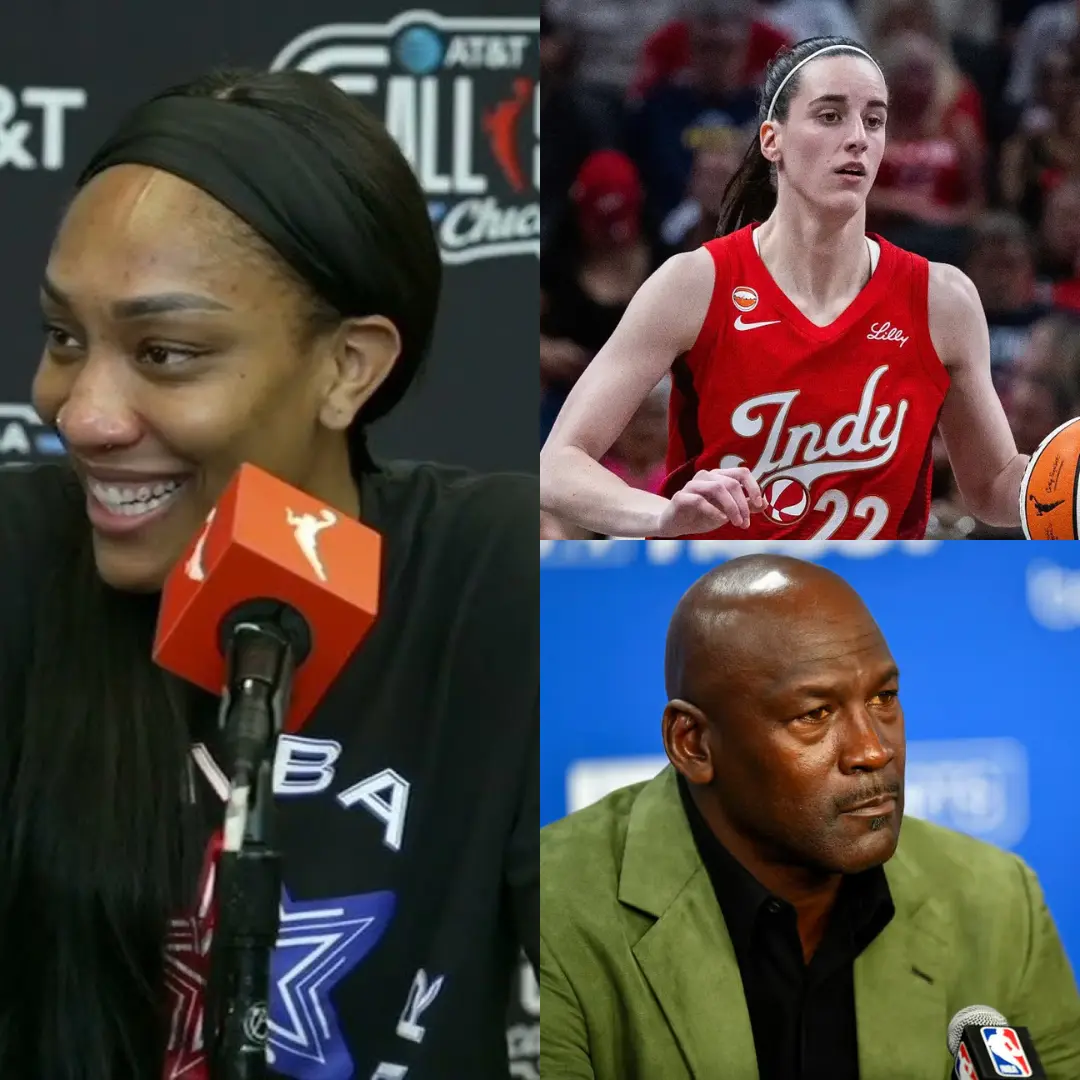 🚨🏀 SHOCKING: A’ja Wilson fired back at Caitlin Clark after a controversial hit, insisting it was s