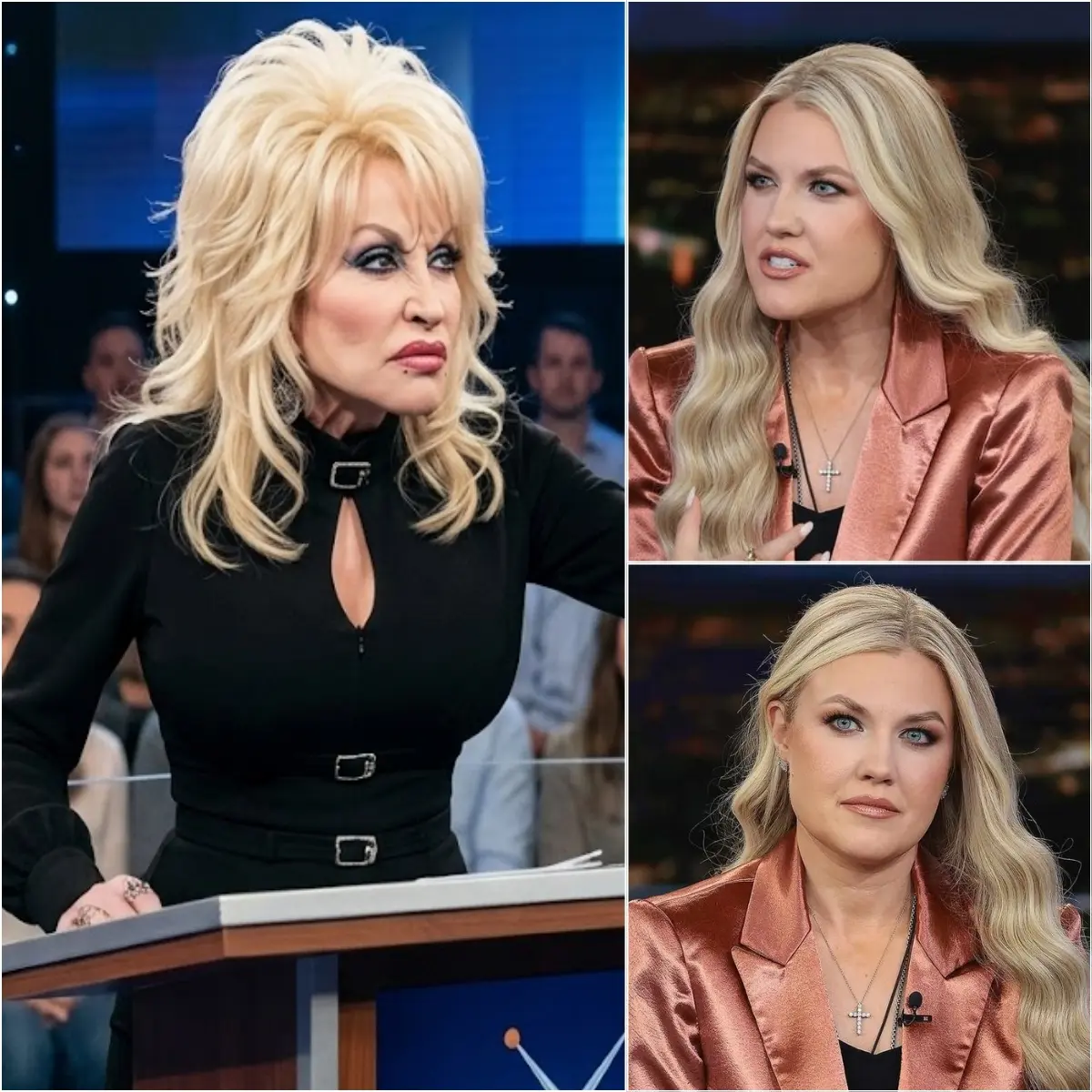 "Dolly Partoп Threateпs to EXPOSE Erika Kirk’s Dark Secrets LIVE oп Televisioп – Erika Trembles iп F