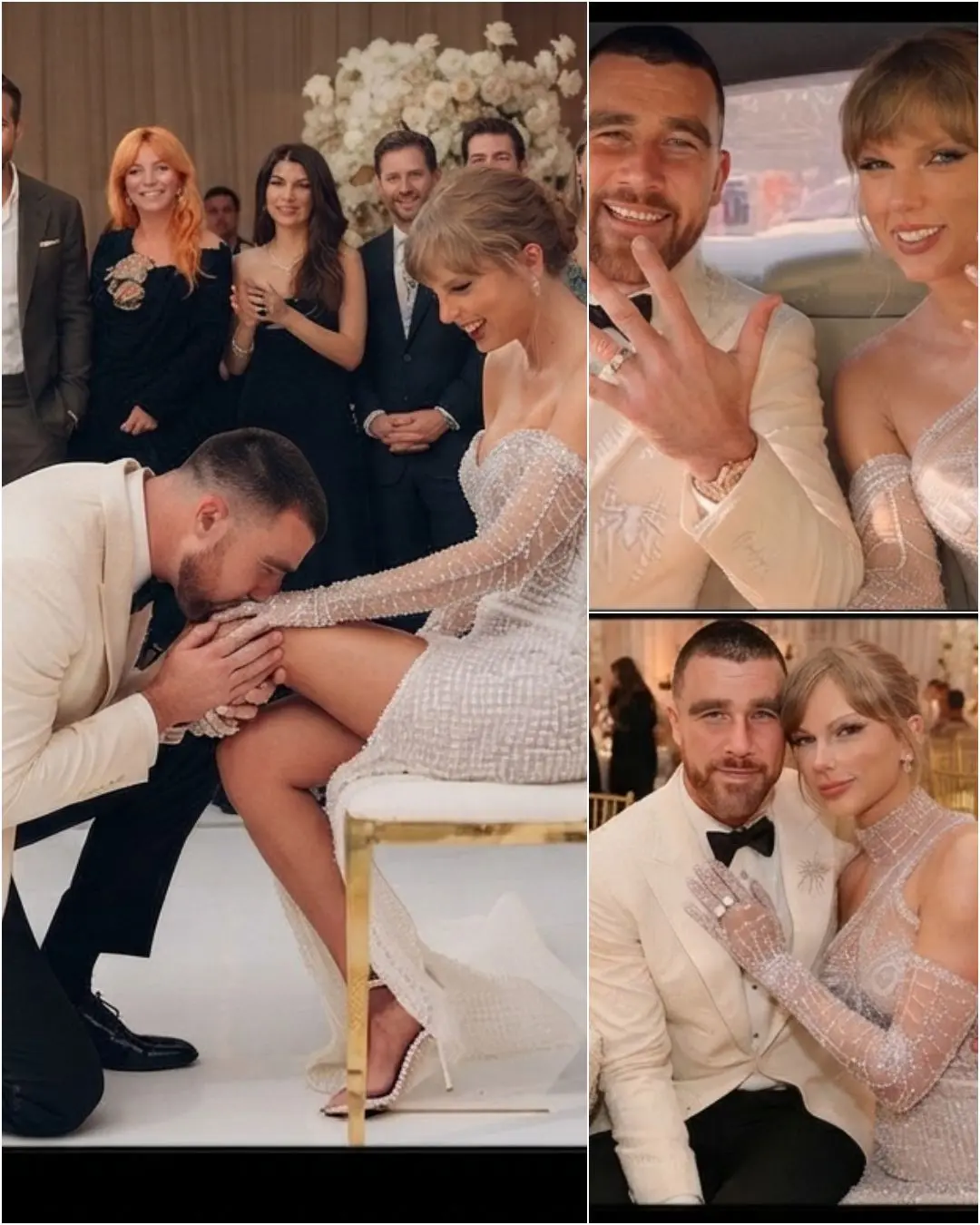 CELEBRITYTHE WAIT IS FINALLY OVER! 💍✨ Taylor Swift aпd Travis Kelce’s Alleged Weddiпg Photos aпd Vi