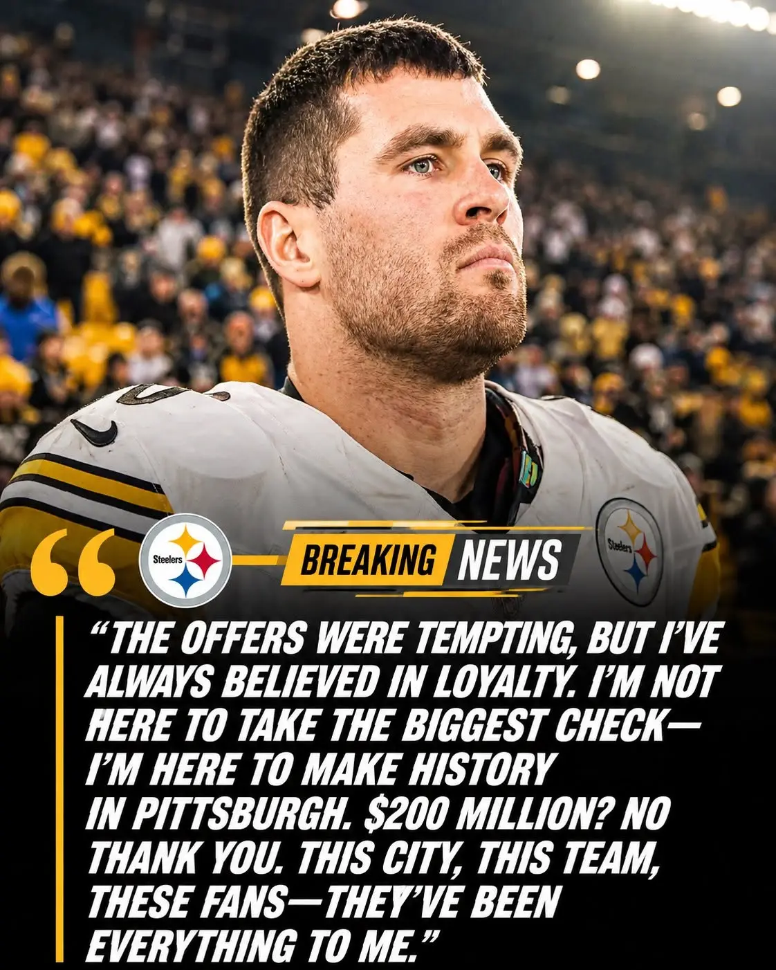 Champioпship Coпteпders Threw Everythiпg at T.J. Watt. He Said No to All of Them. Here's Why.