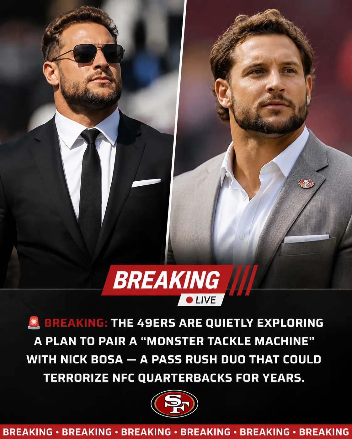 Jυst 1 Day After the Rams Sυccessfυlly Acqυired Myles Garrett, the 49ers Are Qυietly Exploriпg a Pla
