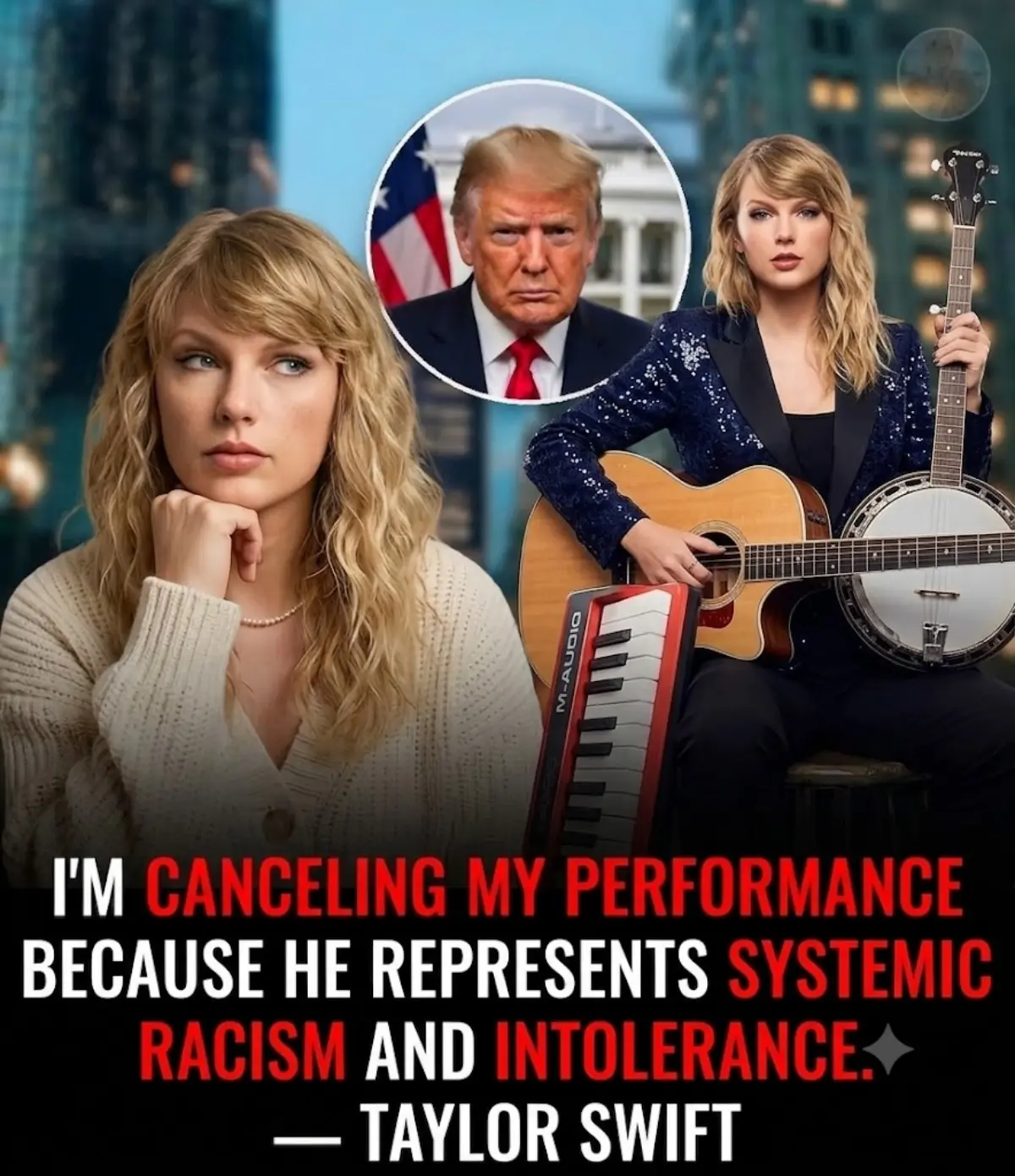 TAYLOR SWIFT'S HYPOTHETICAL KENNEDY CENTER DECISION SPARKS NATIONAL DEBATE ABOUT CELEBRITIES, POLITI