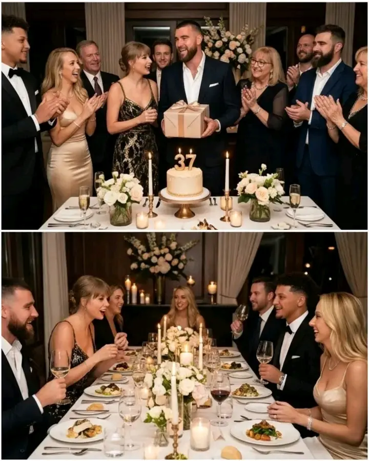 🔥 JUST IN: Taylor Swift & Travis Kelce’s 37th Birthday Takes a Stunning Turn as Patrick & Brittany 