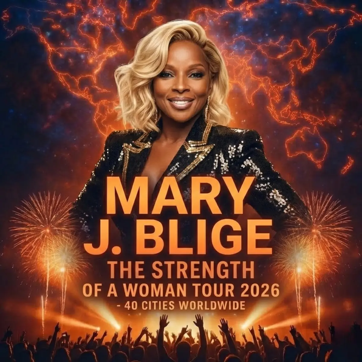 Mary J. Blige Stuns the Globe: The Queen of Hip-Hop Soul Confirms a Final World Tour in 2026 — 40 Ci