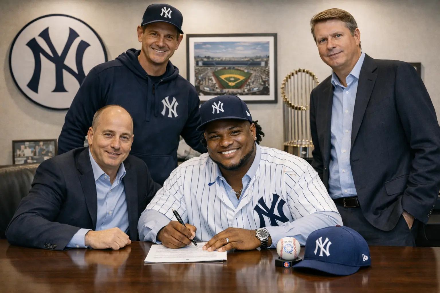 MIDDLE BOMBSHELL: The YANKEES have landed the signature of a $210 million blockbuster, a two-time All-Star with a 3.36 career ERA, right under the RED SOX noses