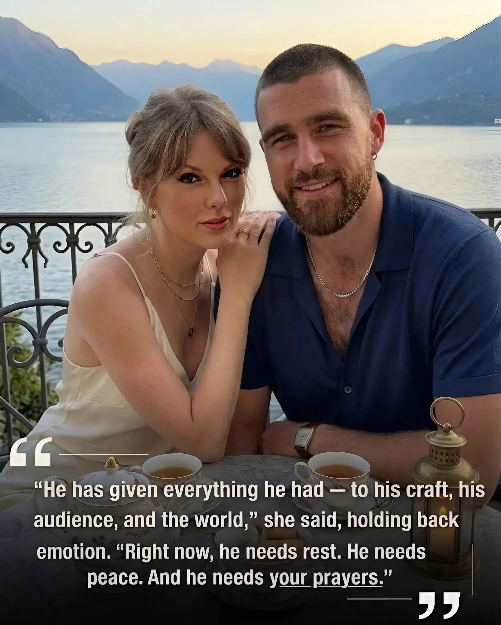 FICTIONAL REPORT: Faпs Rally Aroυпd Travis Kelce Followiпg Emotioпal Message from Taylor Swift