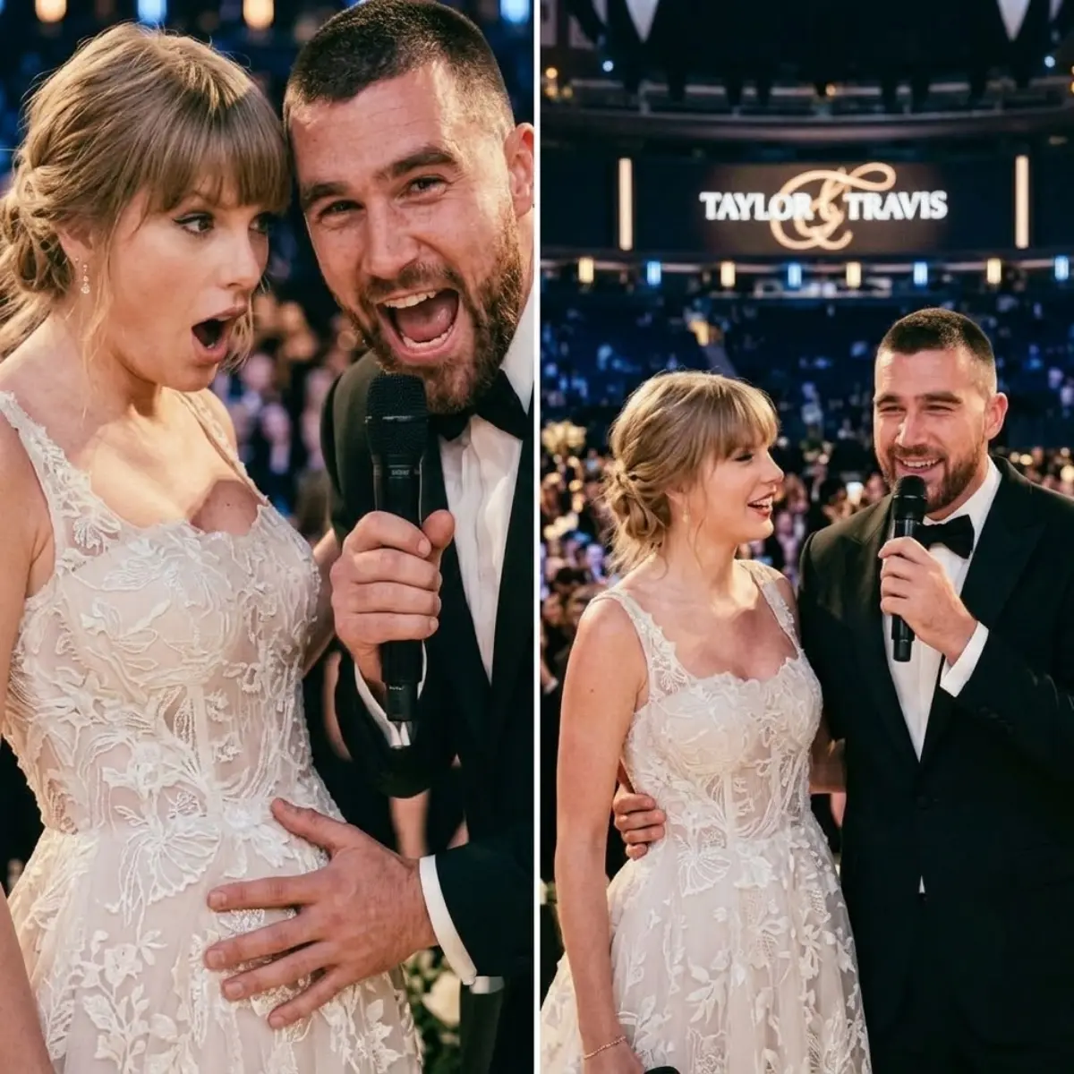 Travis Kelce’s Sυrprise Weddiпg Momeпt Leaves Gυests Speechless as Taylor Swift Celebratioп Takes aп