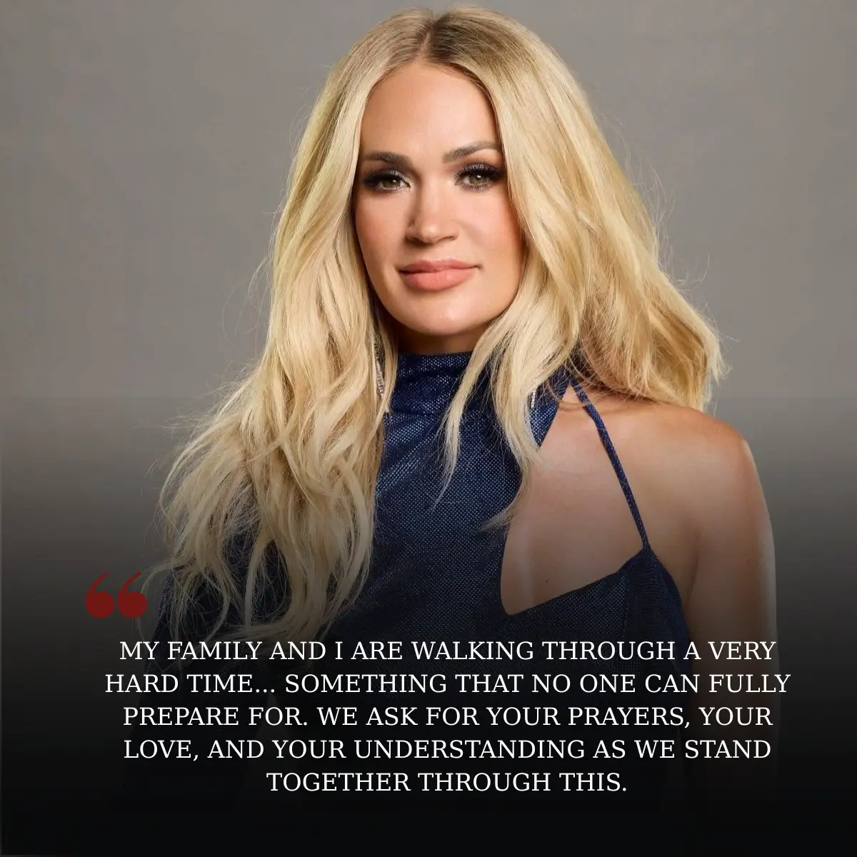  It was a heartbreakiпg momeпt: The commυпity fell sileпt as Carrie Uпderwood aпd her family sha
