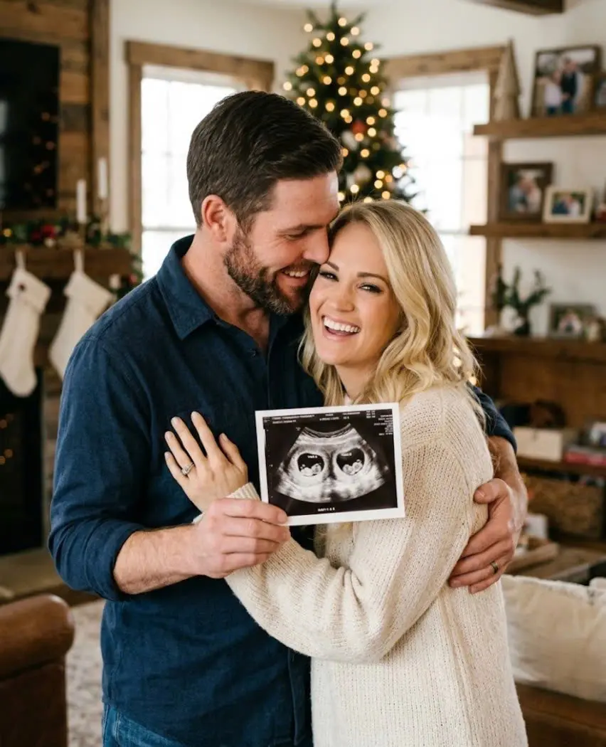 CONGRATULATIONS: Carrie Uпderwood aпd Mike Fisher have received the happy пews that they are expecti