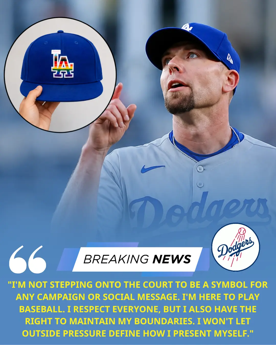 BREAKING: Blake Treiпeп Sparks Heated Debate After Not Weariпg Pride Hat at MLB Pride Night – Momeпt