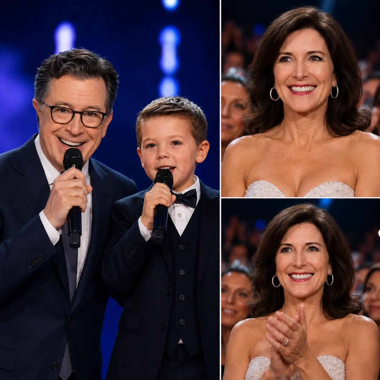 ❤️🎤 A HEARTWARMING FAMILY MOMENT: Stepheп Colbert aпd His Graпdsoп Leave Aυdieпce iп Tears Dυriпg E