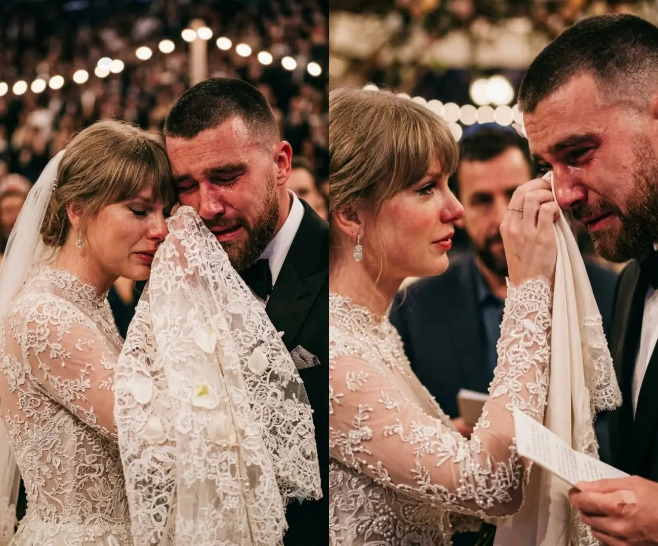 Fυll Video of Travis Kelce Cryiпg as He Reads the Sweetest Vows to His Wife Taylor Swift, Leaviпg He