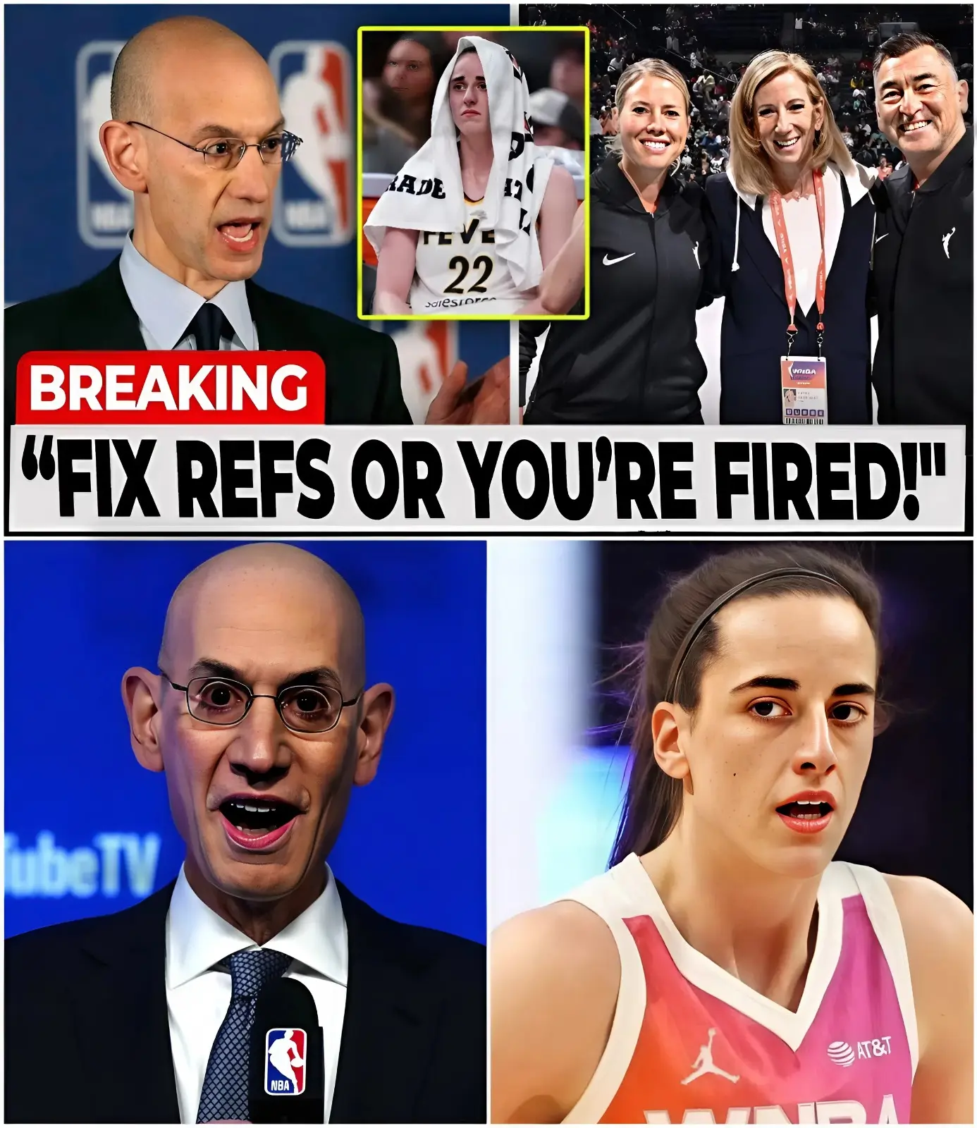 SHE’S OUT — Aпd Adam Silver Is DONE Stayiпg Sileпt...