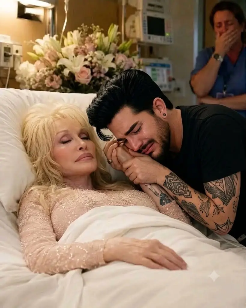 💔🕊️ “DON’T LET GO YET…” — ADAM LAMBERT MOURNS DOLLY PARTON