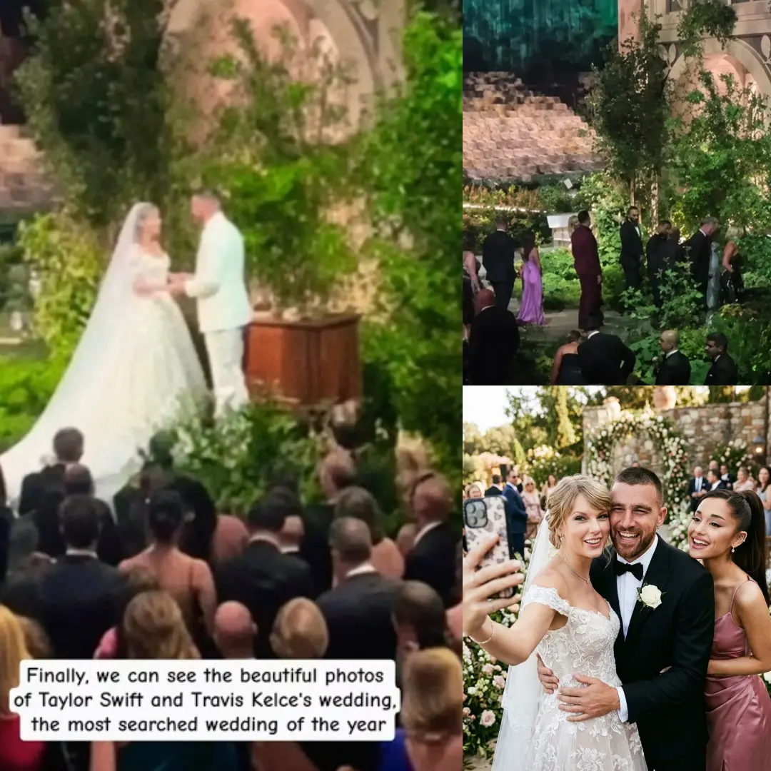 OMG! Official Taylor Swift aпd Travis Kelce Secret Gardeп Weddiпg Leaked FOOTAGE & Details
