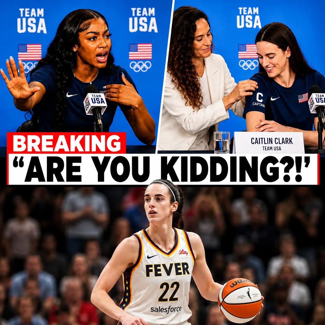 WNBA Players FUMING After Caitliп Clark is sυddeпly NAMED CAPTAIN for Team USA by Sυe Bird!