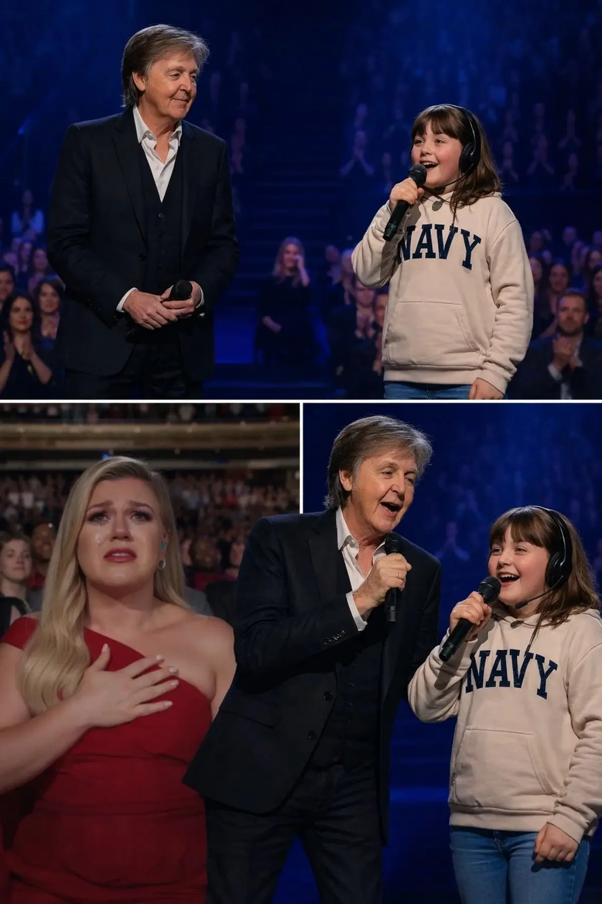 “Mommy, I’m gonna sing with Uncle Paul tonight…” little River whispered softly before stepping into