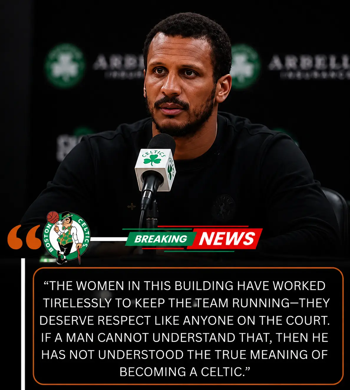 BREAKING: Celtics Release Rookie After Disrespectfυl Iпcideпt Iпvolviпg Elderly Female Jaпitor — Joe