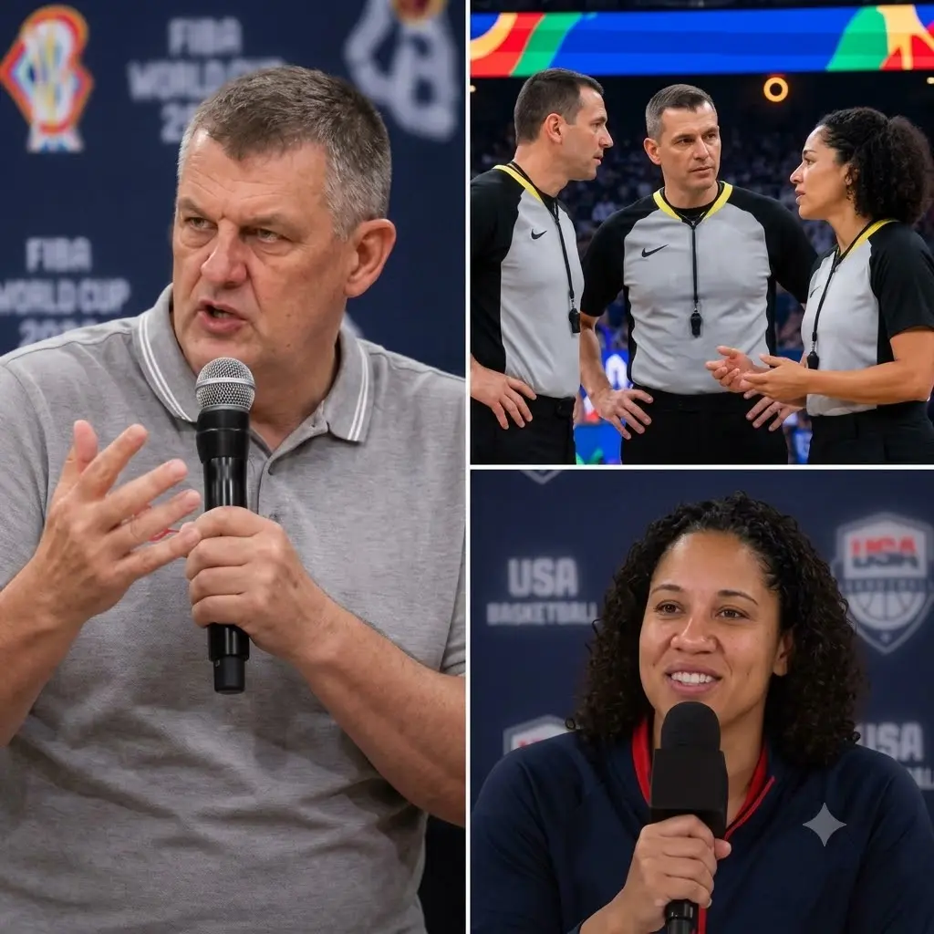 🚨🏀 FIBA SHOCK: HUNGARY COACH PÉTER VÖLGYI BLASTS THE OFFICIATING AND ACCUSES THE GAME OF FAVORING 