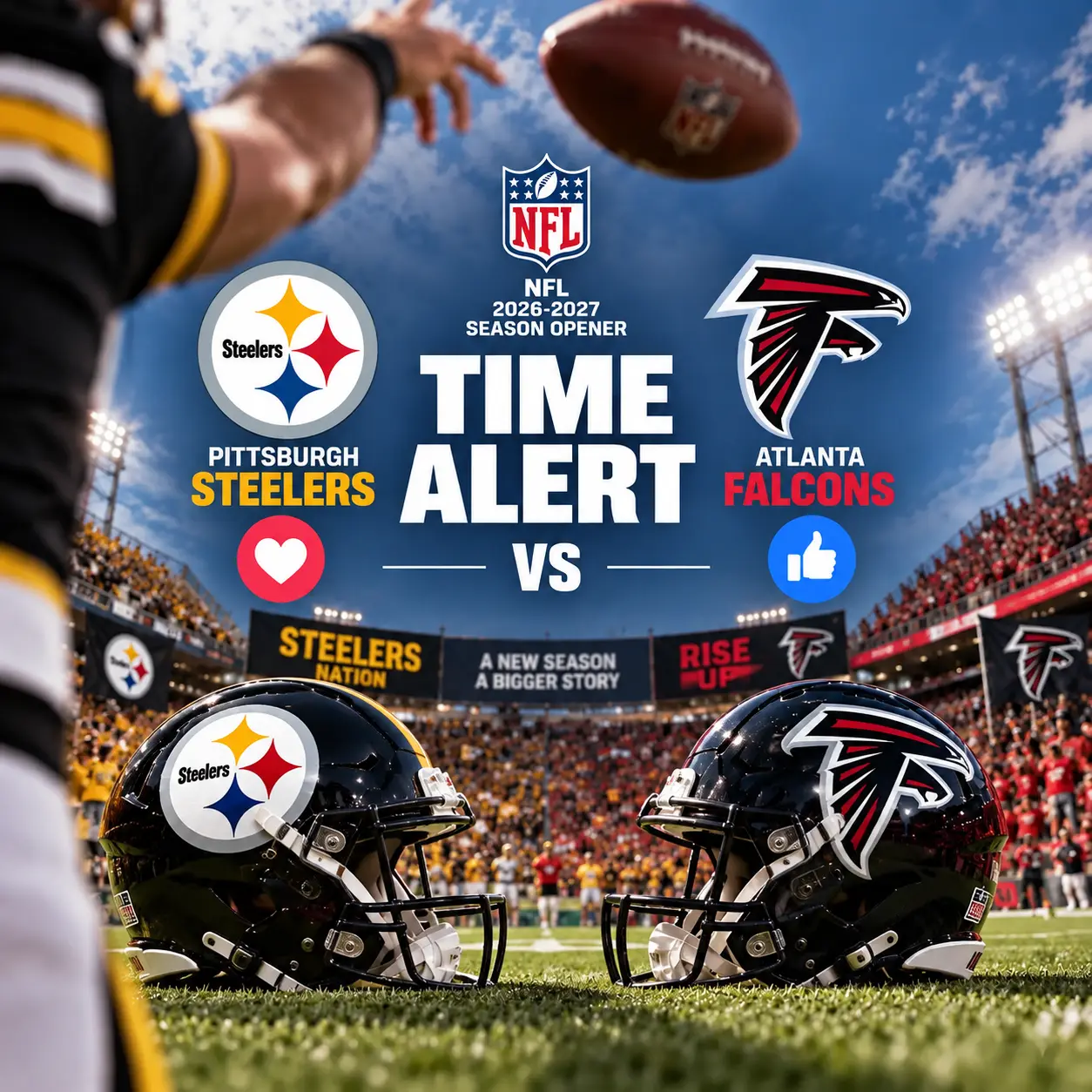 🚨🏈 HOW TO WATCH: PITTSBURGH STEELERS VS. ATLANTA FALCONS — SEASON-OPENING SHOWDOWN CONFIRMED, KICK