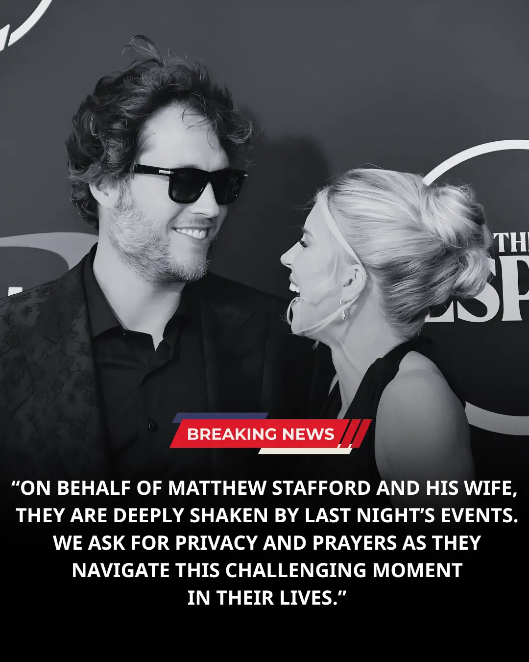 THE WHOLE NFL WORLD STOPPED FOR A MOMENT AFTER MATTHEW STAFFORD’S FAMILY STORY TOOK AN EMOTIONAL TUR