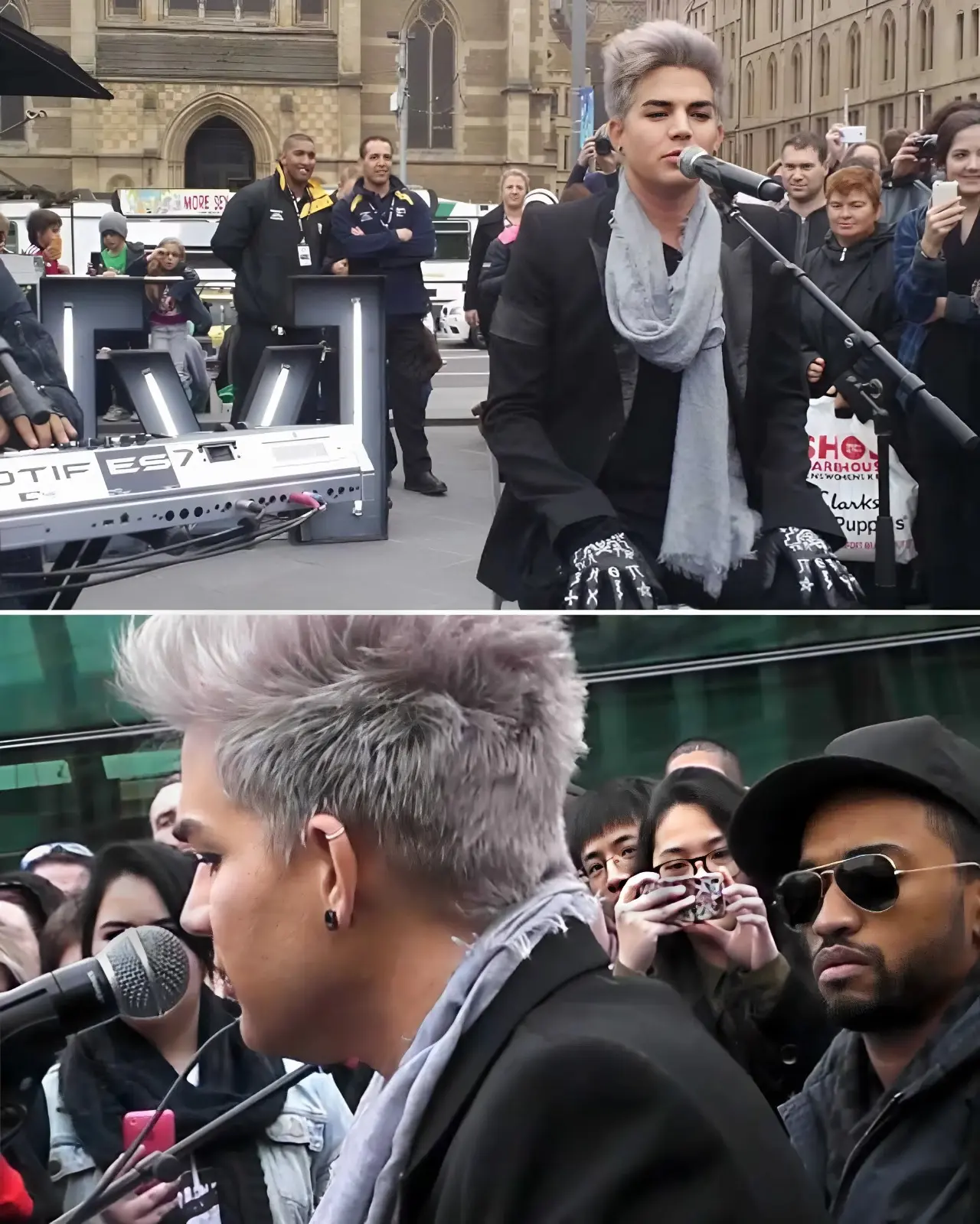 🔥🎤 THE CROWD OF PASSERSBY BEGAN SCREAMING AND RUSHING TOWARD A STREET CORNER IN NEW YORK CITY TO W