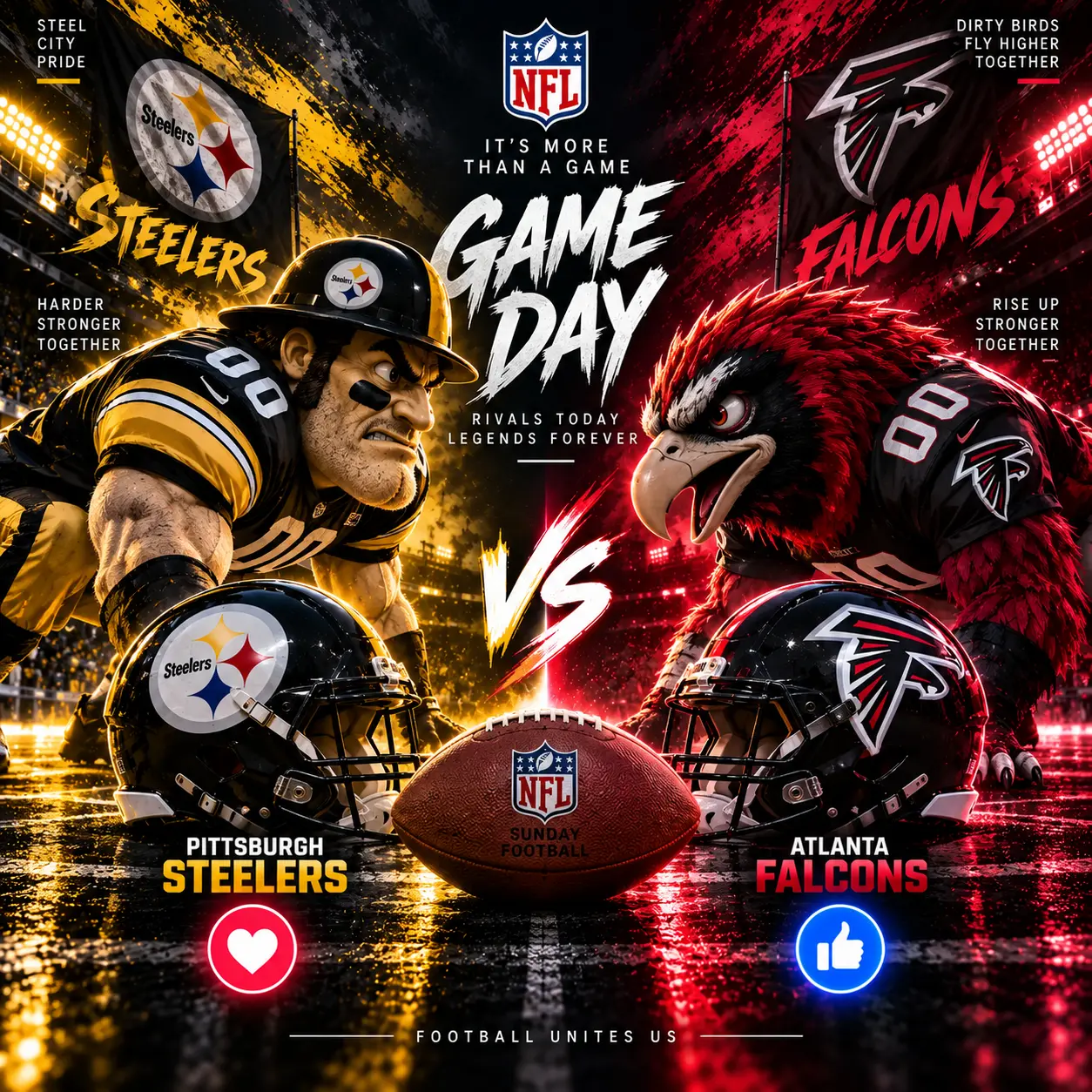 🚨🏈 TIME UPDATE: PITTSBURGH STEELERS VS. ATLANTA FALCONS KICKOFF CLOCK IS SET —