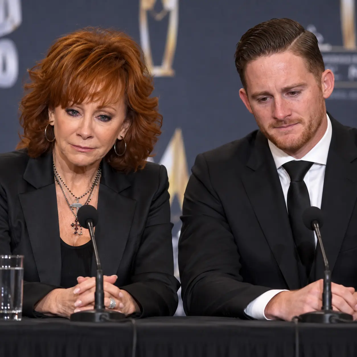 "10 MINUTES AGO, Reba McEntire and her son Shelby Blackstock
