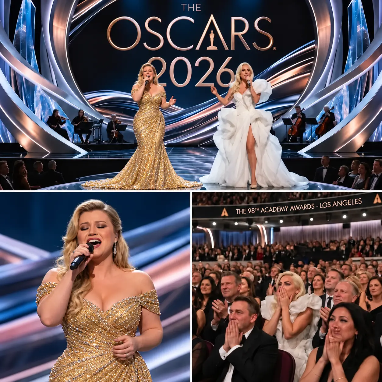 SHOCKING LAST NIGHT: Kelly Clarkson & Lady Gaga stole the show at the 2026 Oscars – a duet of "Dream