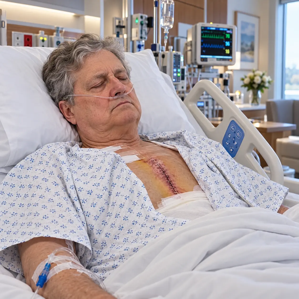 🚨 BREAKING TONIGHT — FICTIONAL DRAMATIZATION: SENATOR JOHN NEELY KENNEDY HOSPITALIZED — BUT WHAT HA