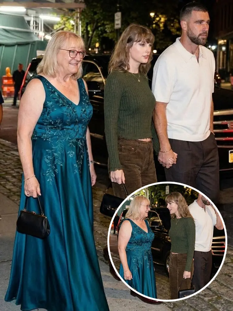 Taylor Swift & Travis Kelce Celebrate Donna Kelce’s 74th Birthday With a NYC Dinner Date, But Eagle-