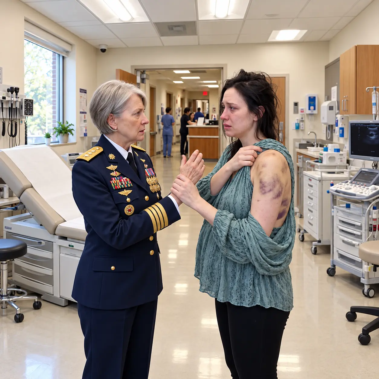 🚨 “MOM, HE PROMISED I WOULDN’T SURVIVE MY C-SECTION…” — A Retired Army General Discovered Bruises o