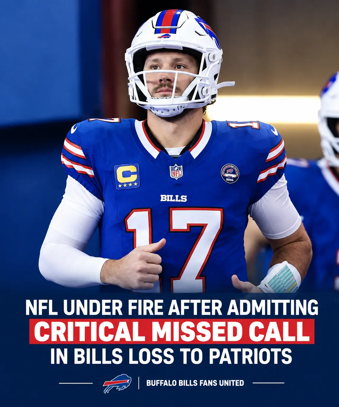NFL Under Fire After Admitting Critical Missed Call in Bills Loss to Patriots