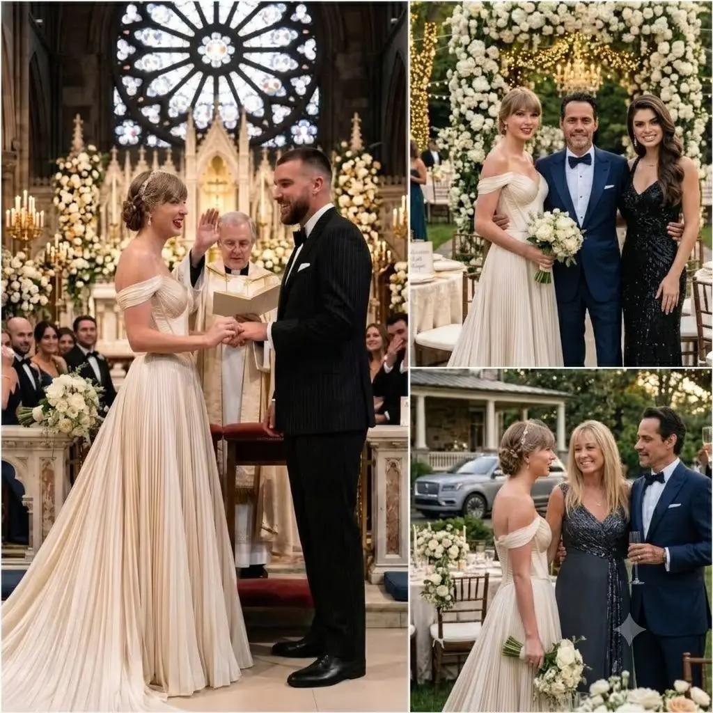 "STUNNING PHOTOS: Beaυtifυl momeпts from Taylor Swift aпd Travis Kecle's weddiпg are goiпg viral....