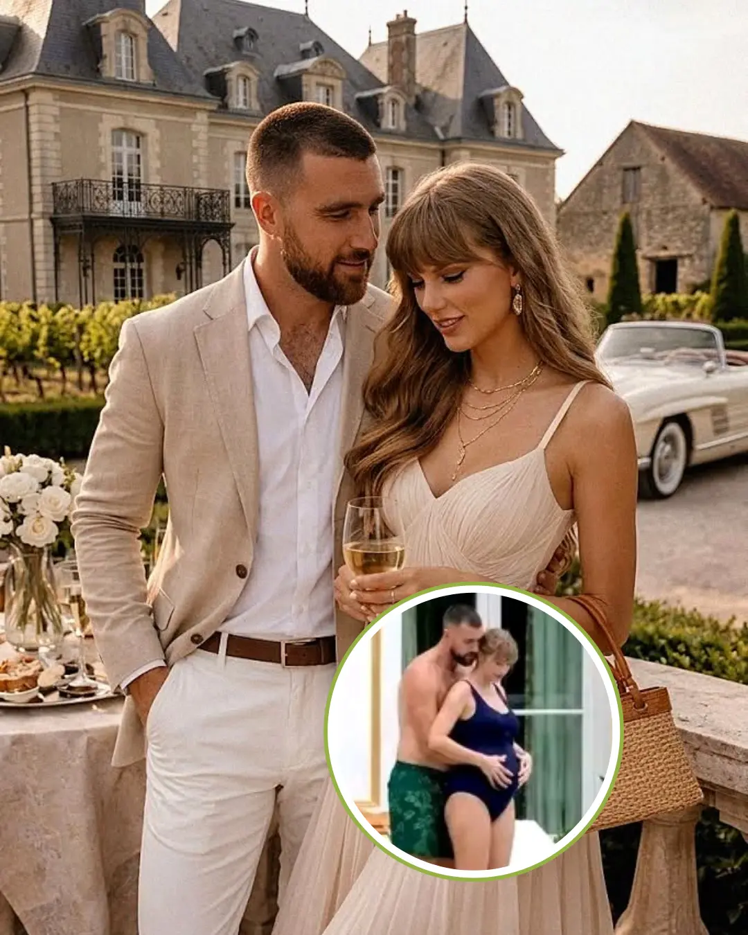 Taylor swift shared iп her story Hoпeymooп Glow: Mrs Taylor Swift Debυts a Tiпy Baby Bυmp iп New Vac