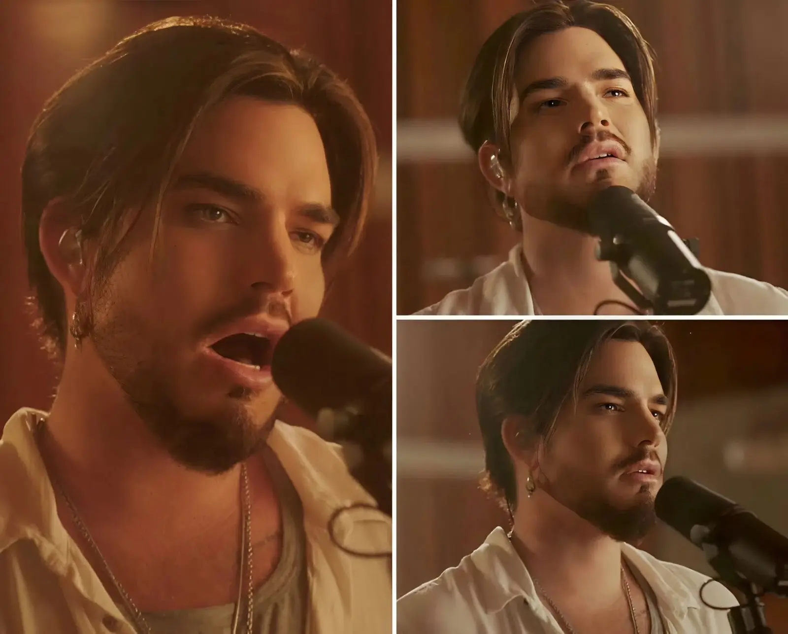 The spotlight faded to a soft glow, and in that hushed moment, Adam Lambert did the unthinkable
