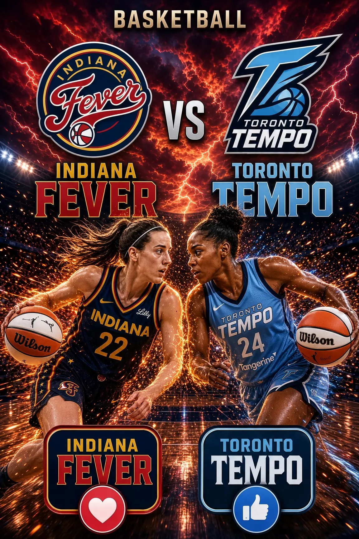 “CANCEL YOUR THURSDAY PLANS!” — Women’s Basketball Drops a Schedule Bomb: Indiana Fever vs. Toronto 