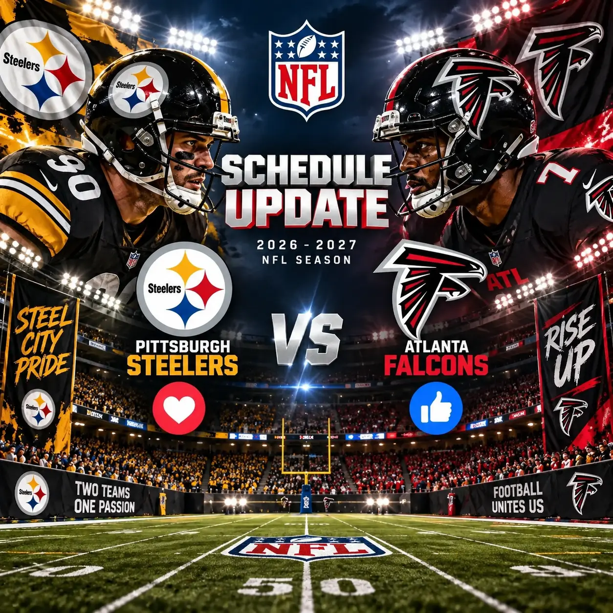 🚨🏈 LOCK IT IN: PITTSBURGH STEELERS VS. ATLANTA FALCONS — ONLY ONE TEAM WILL FI