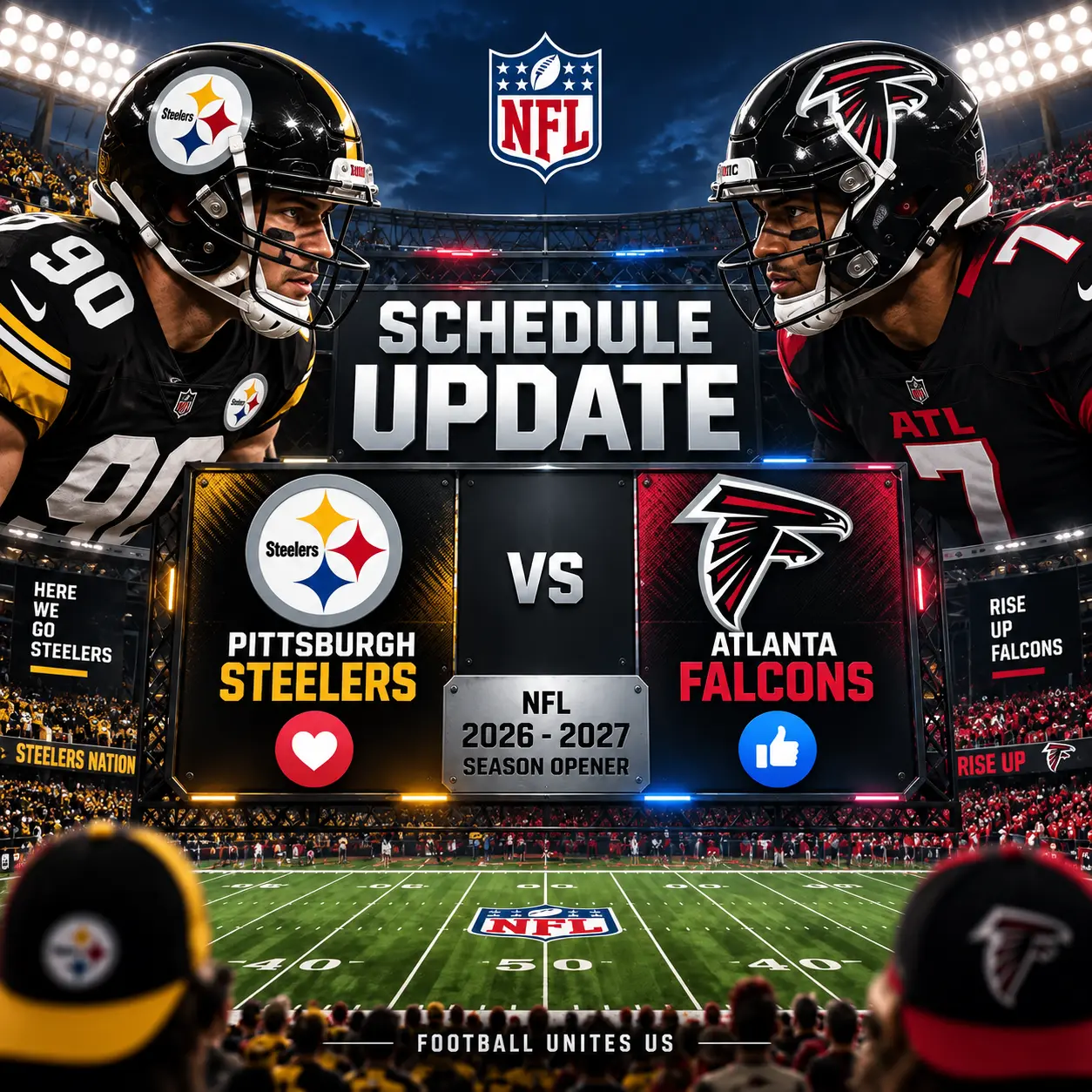 🚨🏈 HOW TO WATCH: PITTSBURGH STEELERS VS. ATLANTA FALCONS — KICKOFF TIME, TV CH